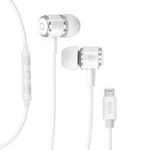 SBS - Slušalice s mikrofonom, Lightning, bijele