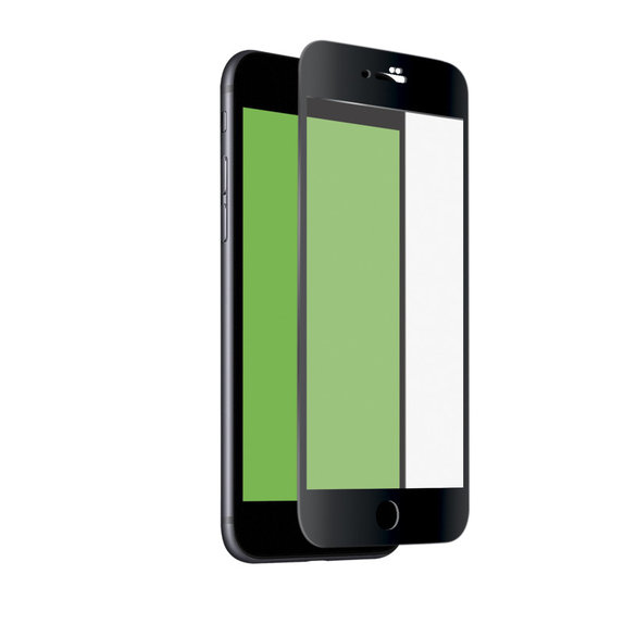 SBS - Tempered Glass 4D Full Glass za iPhone 6, 6s, 7, 8, SE 2020 & SE 2022, crna