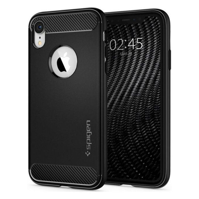 Spigen - Maska Rugged Armor za iPhone XR, crna