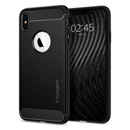 Spigen - Maska Rugged Armor za iPhone X & XS, crna