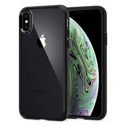 Spigen - Ultra Hybrid ovitek Case za iPhone X in XS, mat črna