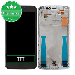 Motorola Moto E4 Plus XT1771 - LCD zaslon + zaslon osjetljiv na dodir + okvir (sivo)