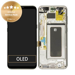 Samsung Galaxy S8 Plus G955F - LCD zaslon + zaslon osjetljiv na dodir + okvir (javorovo zlato) - GH97-20470F, GH97-20564F, GH97-20565F Originalni servisni paket