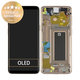 Samsung Galaxy S9 G960F - LCD zaslon + zaslon osjetljiv na dodir + okvir (Sunrise Gold) - GH97-21696E, GH97-21697E Originalni servisni paket