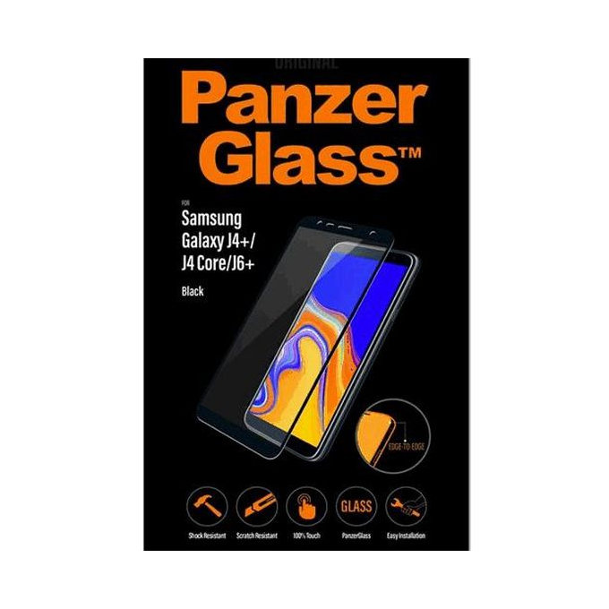 PanzerGlass - Kaljeno Staklo za Samsung Galaxy J4+ a J6+, crno