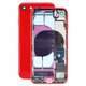 Apple iPhone 8 - Stražnje Maska s malim dijelovima (crveno)