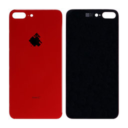 Apple iPhone 8 Plus - Stražnje staklo kućišta (crveno)