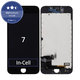 Zaslon In-Cell za iPhone 7, Black, Dodirni ekran s okvirom, FixPremium
