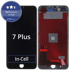 Apple iPhone 7 Plus - LCD zaslon + zaslon osjetljiv na dodir + okvir (crni) In-Cell FixPremium