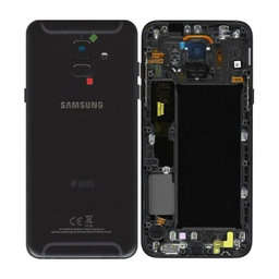 Samsung Galaxy A6 A600 (2018) - Poklopac baterije (crni) - GH82-16423A Originalni servisni paket