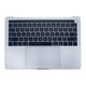 Apple MacBook Pro 13" A1706 (kasno 2016. - Sredina 2017.) - Gornji okvir tipkovnice + američka tipkovnica + mikrofon + trackpad + zvučnici (srebrni)