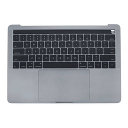 Apple MacBook Pro 13" A1706 (kasno 2016. - Sredina 2017.) - Gornji okvir tipkovnice + američka tipkovnica + mikrofon + trackpad + zvučnici (Space Gray)