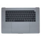 Apple MacBook Pro 15" A1707 (kasno 2016. - Sredina 2017.) - Gornji okvir tipkovnice + američka tipkovnica + mikrofon + trackpad + zvučnici (Space Gray)