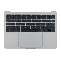 Apple MacBook Pro 13" A1708 (kasno 2016. - Sredina 2017.) - Gornji okvir tipkovnice + tipkovnica US + mikrofon + trackpad + zvučnici (srebrni)