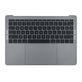 Apple MacBook Pro 13" A1708 (kasno 2016. - Sredina 2017.) - Gornji okvir tipkovnice + američka tipkovnica + mikrofon + trackpad + zvučnici (Space Gray)