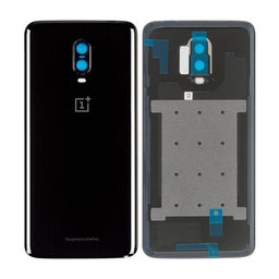 OnePlus 6T - Poklopac baterije (Mirror Black) Originalni servisni paket
