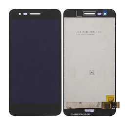 LG K4 M160 (2017) - LCD zaslon + zaslon osjetljiv na dodir (crni)