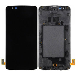 LG K8 K350N - LCD zaslon + zaslon osjetljiv na dodir + okvir (crni)