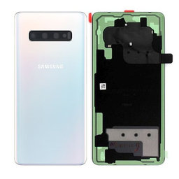 Samsung Galaxy S10 Plus G975F - Poklopac baterije (bijeli) - GH82-18406F Originalni servisni paket