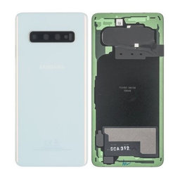 Samsung Galaxy S10 G973F - Poklopac baterije (bijeli) - GH82-18378F Originalni servisni paket