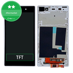 Sony Xperia Z1 L39h - LCD zaslon + zaslon osjetljiv na dodir + okvir (White) TFT