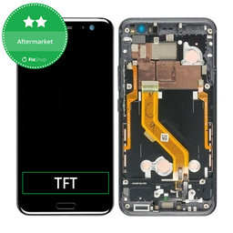 HTC U11 - LCD zaslon + zaslon osjetljiv na dodir + okvir (Black) TFT