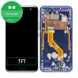 HTC U11 - LCD zaslon + zaslon osjetljiv na dodir + okvir (Blue) TFT