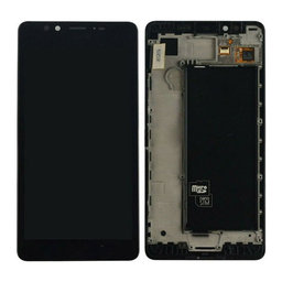 Microsoft Lumia 950/950 LTE - LCD zaslon + zaslon osjetljiv na dodir + okvir (Black) TFT