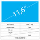 11.6 LCD Slim Glossy 30 pin HD