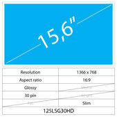 Acer Aspire Acer Aspire 3 A315-54K 15.6 LCD Slim Glossy 30 pin Full HD Bez zagrada