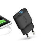 SBS - 10W adapter za punjenje 2x USB, crni
