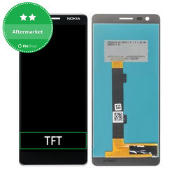 Nokia 3.1 - LCD zaslon + zaslon osjetljiv na dodir (Black) TFT
