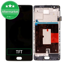 OnePlus 3T - LCD zaslon + zaslon osjetljiv na dodir + okvir (Black) TFT