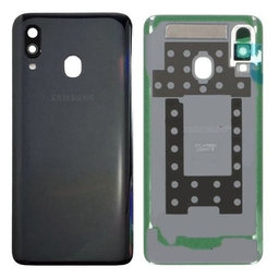 Samsung Galaxy A40 A405F - Poklopac baterije (crni) - GH82-19406A Originalni servisni paket