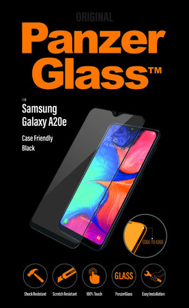 PanzerGlass - Tempered Glass Case Friendly za Samsung Galaxy A10e i A20e, crno