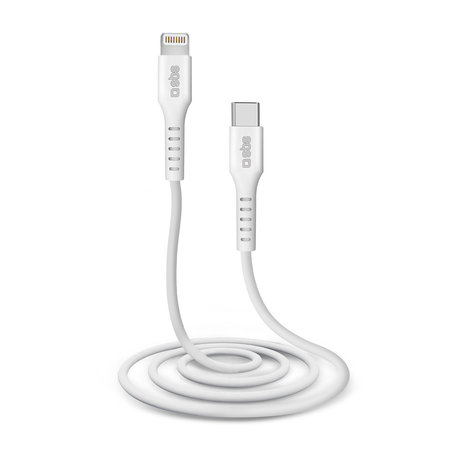 SBS - Lightning / USB-C kabel (1m), bijeli