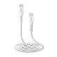 SBS - Lightning / USB-C kabel (2m), bijeli