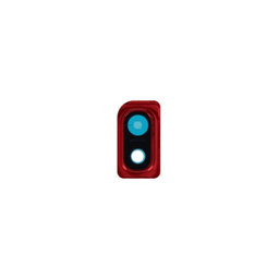 Samsung Galaxy A10 A105F - Staklo stražnje kamere + okvir (crveno) - Originalni servisni paket GH98-44415D