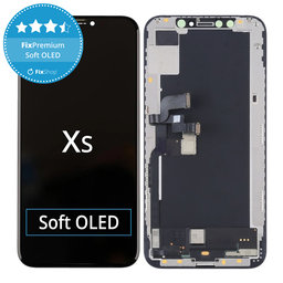 Apple iPhone XS - LCD zaslon + zaslon osjetljiv na dodir + okvir Soft OLED FixPremium