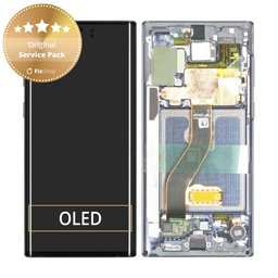 Samsung Galaxy Note 10 - LCD zaslon + zaslon osjetljiv na dodir + okvir (sjaj aure) - GH82-20817C, GH82-20818C originalni servisni paket