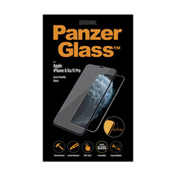 PanzerGlass - Kaljeno Steklo Case Friendly za iPhone X, XS in 11 Pro, črn
