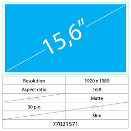 Asus VivoBook S530FN-EJ 15.6 LCD NanoEdge Matte 30 pin Full HD Bez zagrada