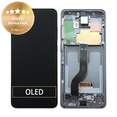Samsung Galaxy S20 G980F - LCD zaslon + zaslon osjetljiv na dodir + okvir (Cosmic Gray) - GH82-22131A, GH82-22123A, GH82-31433A, GH82-31432A Genuine Service Pack