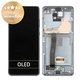 Samsung Galaxy S20 Ultra G988F - LCD zaslon + zaslon osjetljiv na dodir + okvir + prednja kamera (Cosmic Grey) - GH82-22271B, GH82-22327B Originalni servisni paket