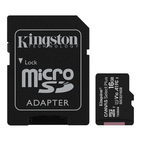 Kingston - Pomnilniška kartica MicroSDXC Canvas React, 128 GB, SD adapter