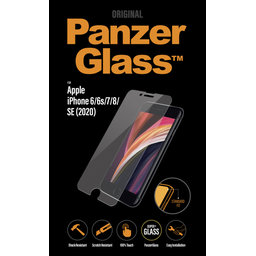 PanzerGlass - Tempered Glass Standard Fit za iPhone SE 2020, 8, 7, 6s, 6, prozirno