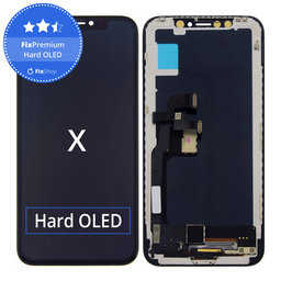 Apple iPhone X - LCD zaslon + zaslon osjetljiv na dodir + okvir Hard OLED FixPremium