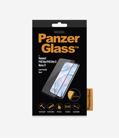 PanzerGlass - Tempered Glass Case Friendly za Huawei P40 Lite, P40 Lite E, Nova 7i, črna