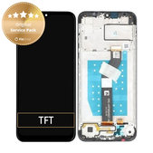 Motorola Moto G8 Power Lite - LCD zaslon + zaslon osjetljiv na dodir + okvir (crni) - 5D68C16532, 55D68C18031 Originalni servisni paket