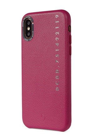 Decoded Leather Back Cover za iPhone X/Xs, ružičasta